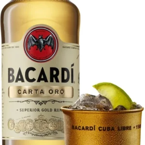 Bacardi Gold – Free Metal Cup – 0.75 L