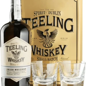 THE SPIRIT OF DUBLIN TEELING WISKEY SAMLL BATCH TWO GLASS PACK  0.70L
